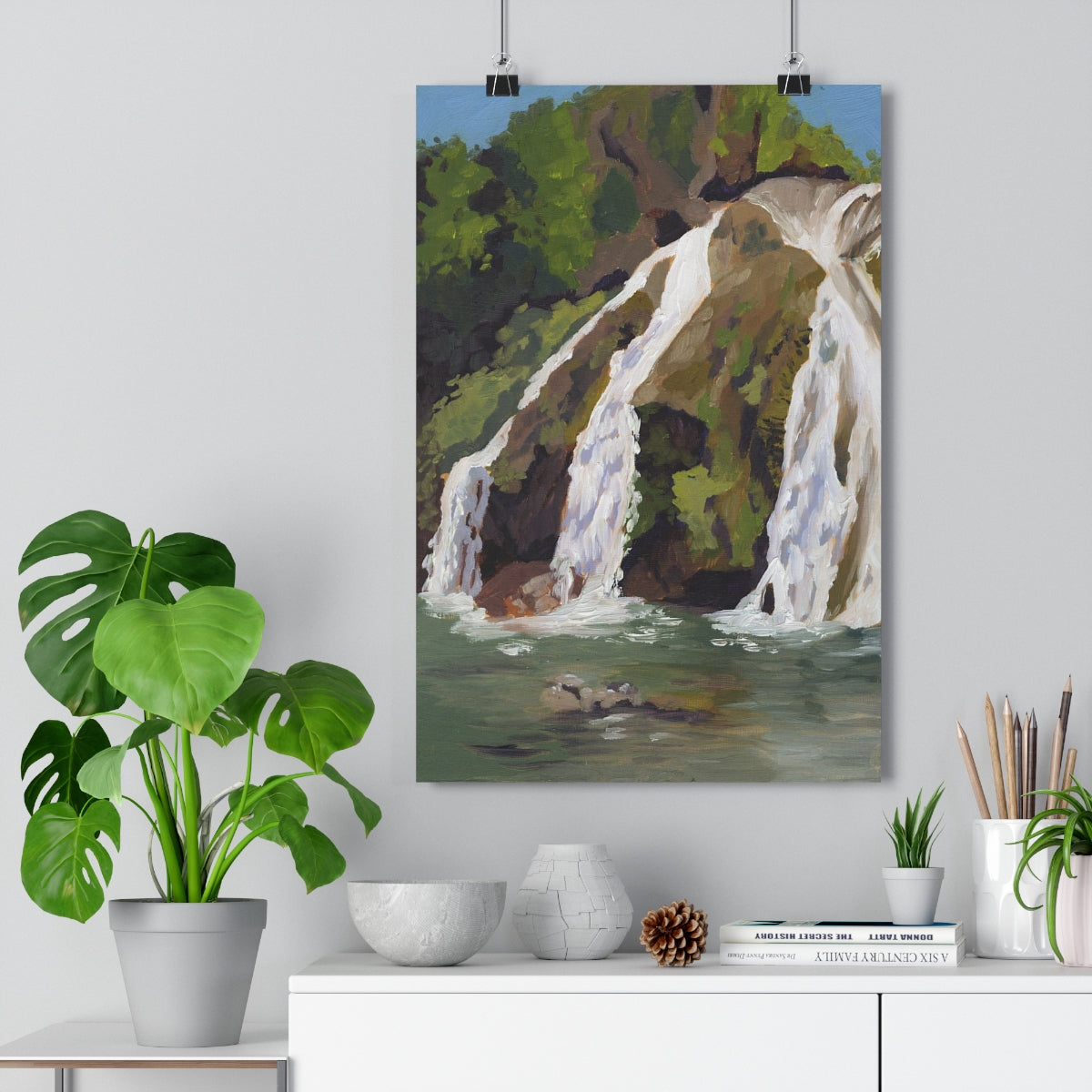 "Revived" Turner Falls, OK Giclee Print