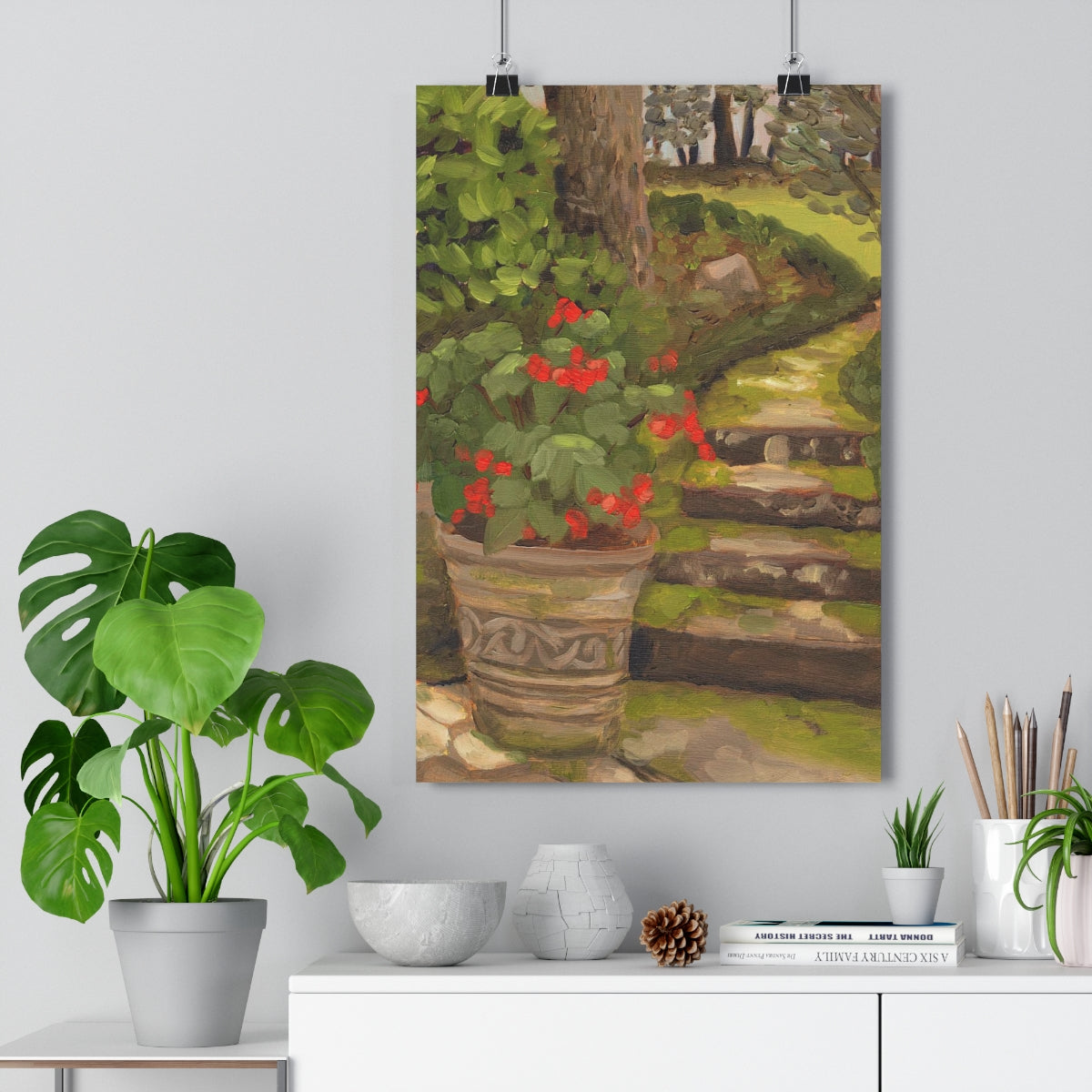 "Grandma's Garden" Tyler, TX Giclee Print