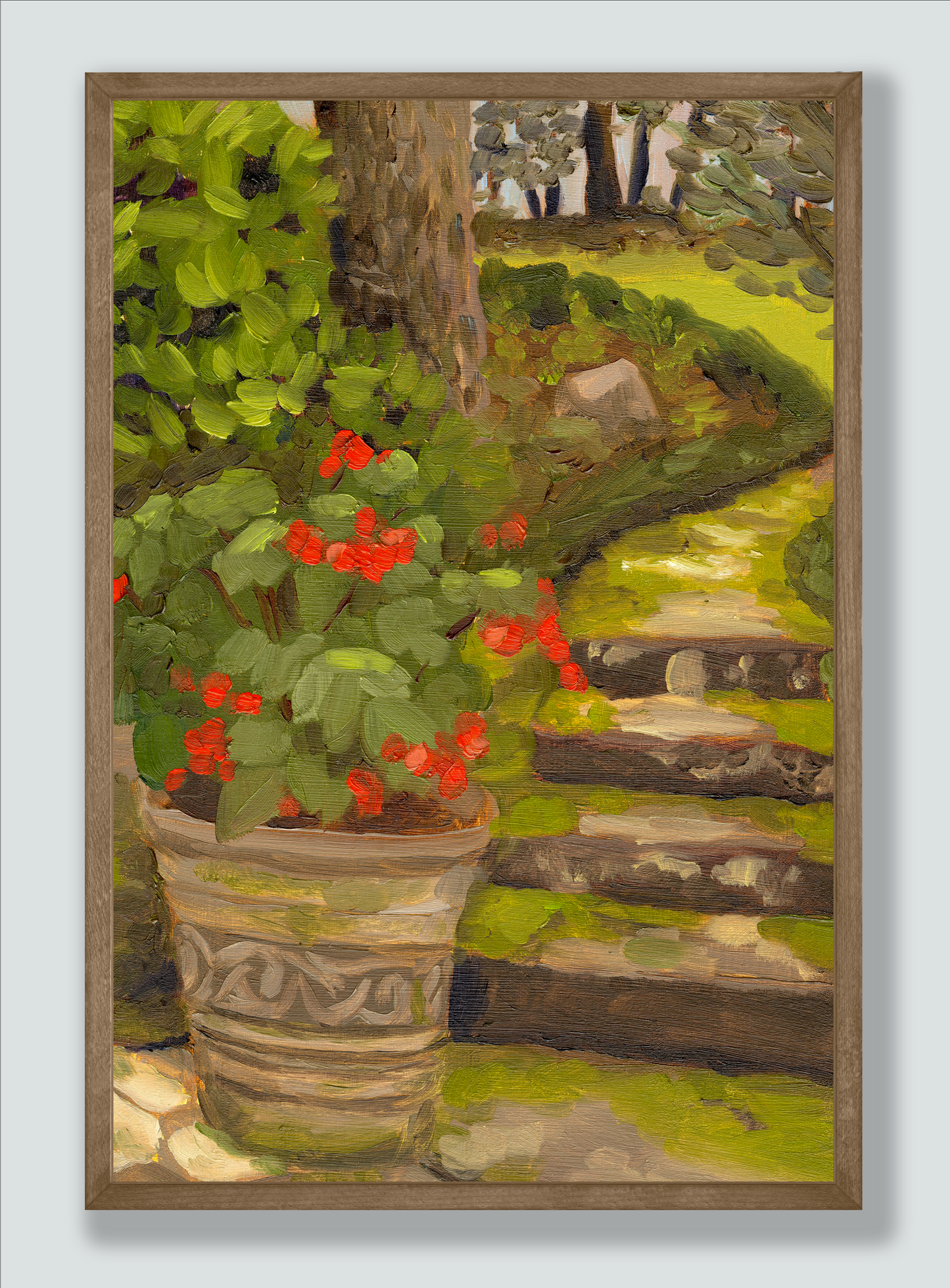 "Grandma's Garden" Tyler, TX Giclee Print