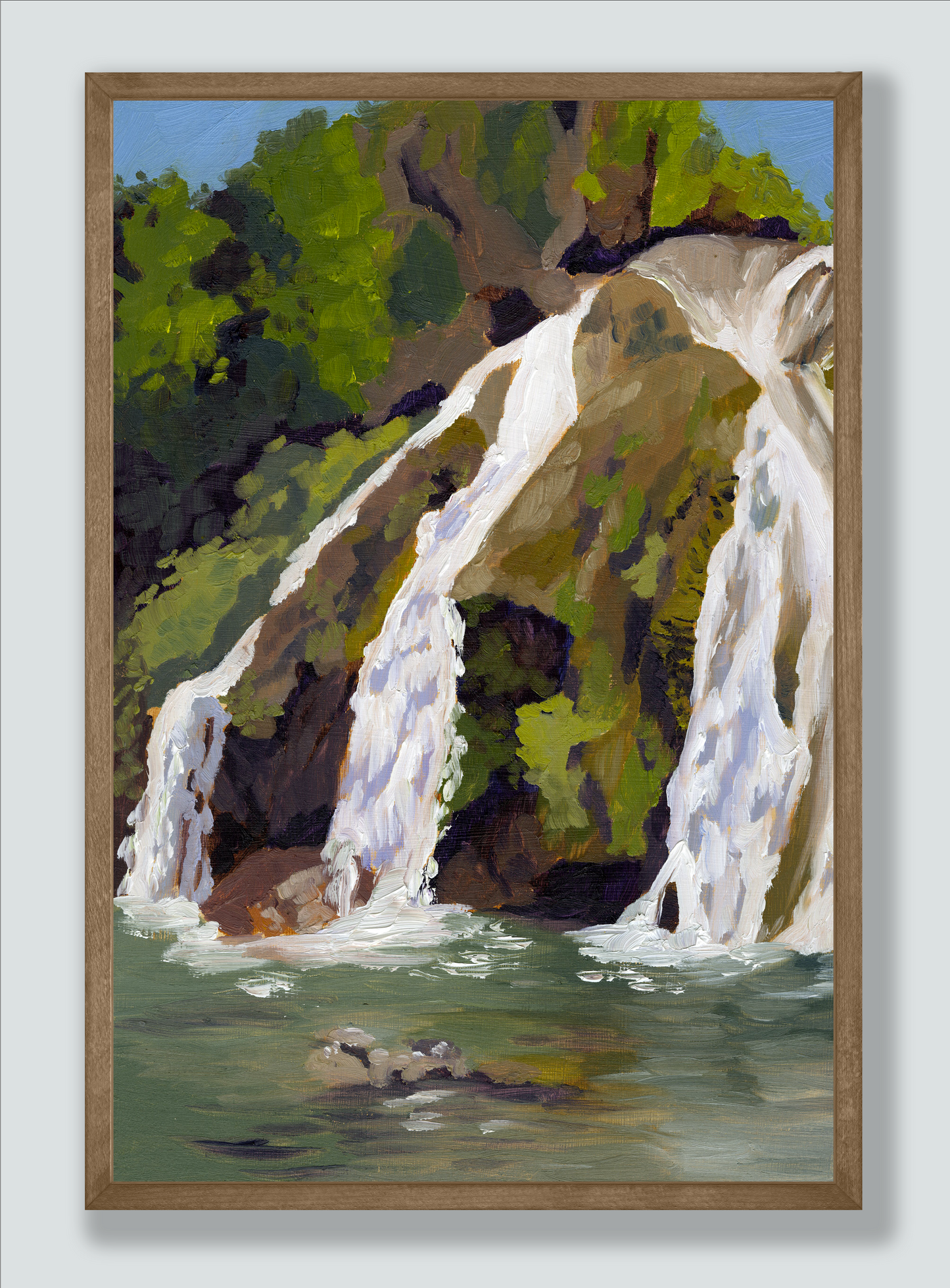 "Revived" Turner Falls, OK Giclee Print