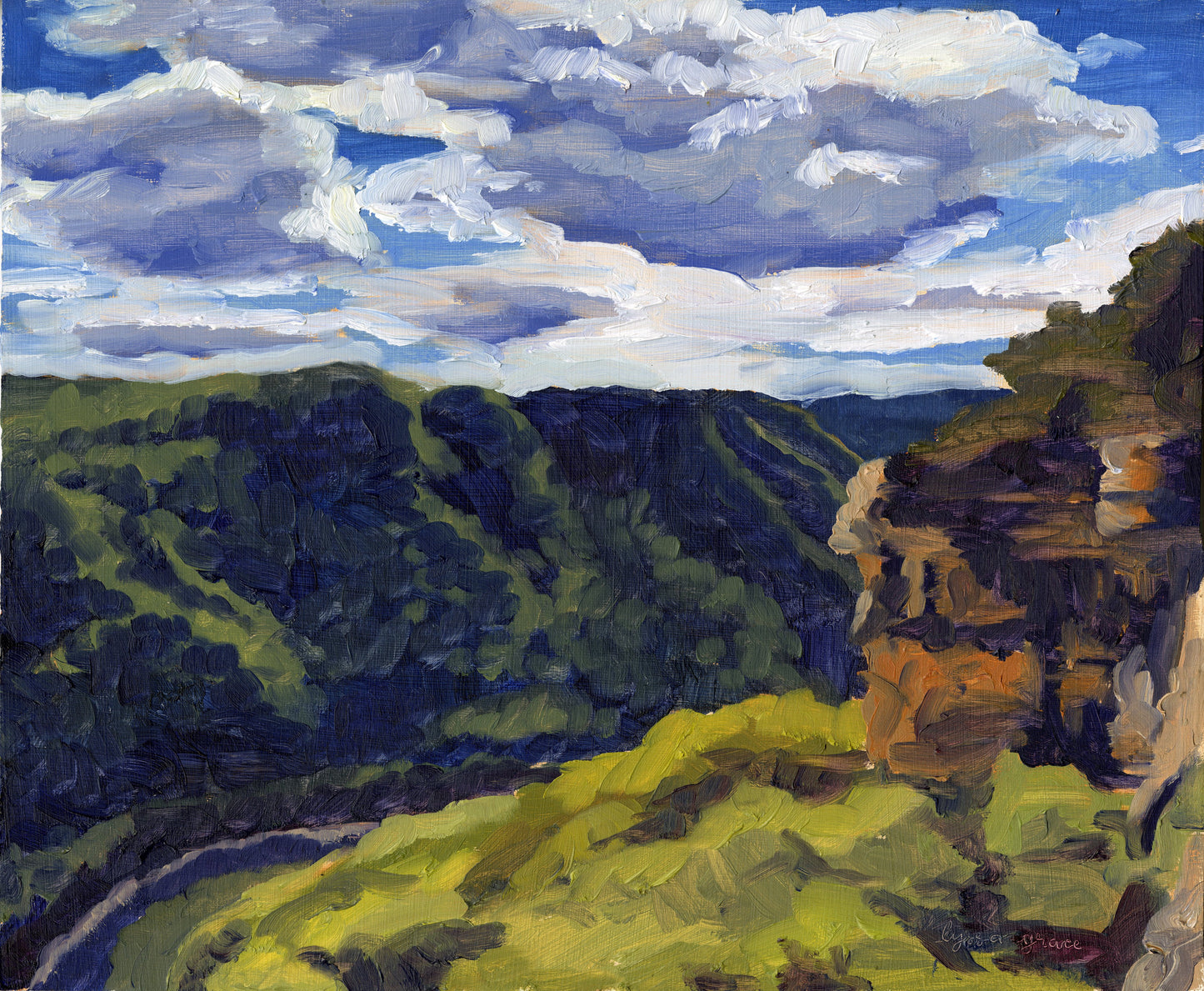 "Enjoy the Journey" New River Gorge National Park, WV Giclee Print