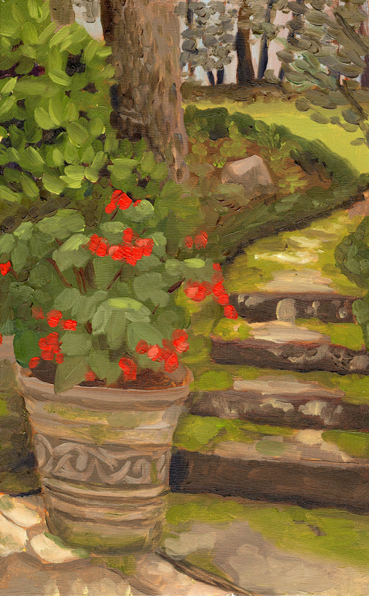 "Grandma's Garden" Tyler, TX Giclee Print