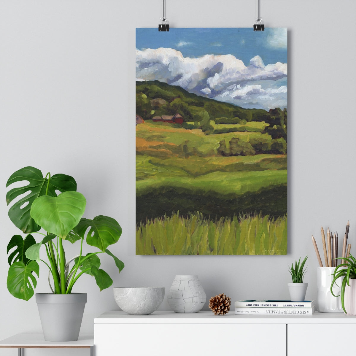 "Glory on the Hills" Hudson, NY Giclee Print