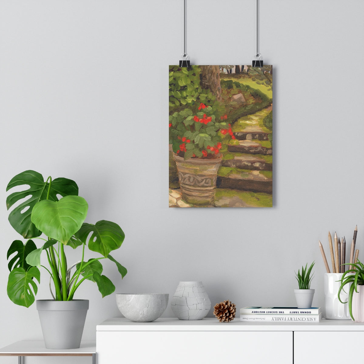 "Grandma's Garden" Tyler, TX Giclee Print